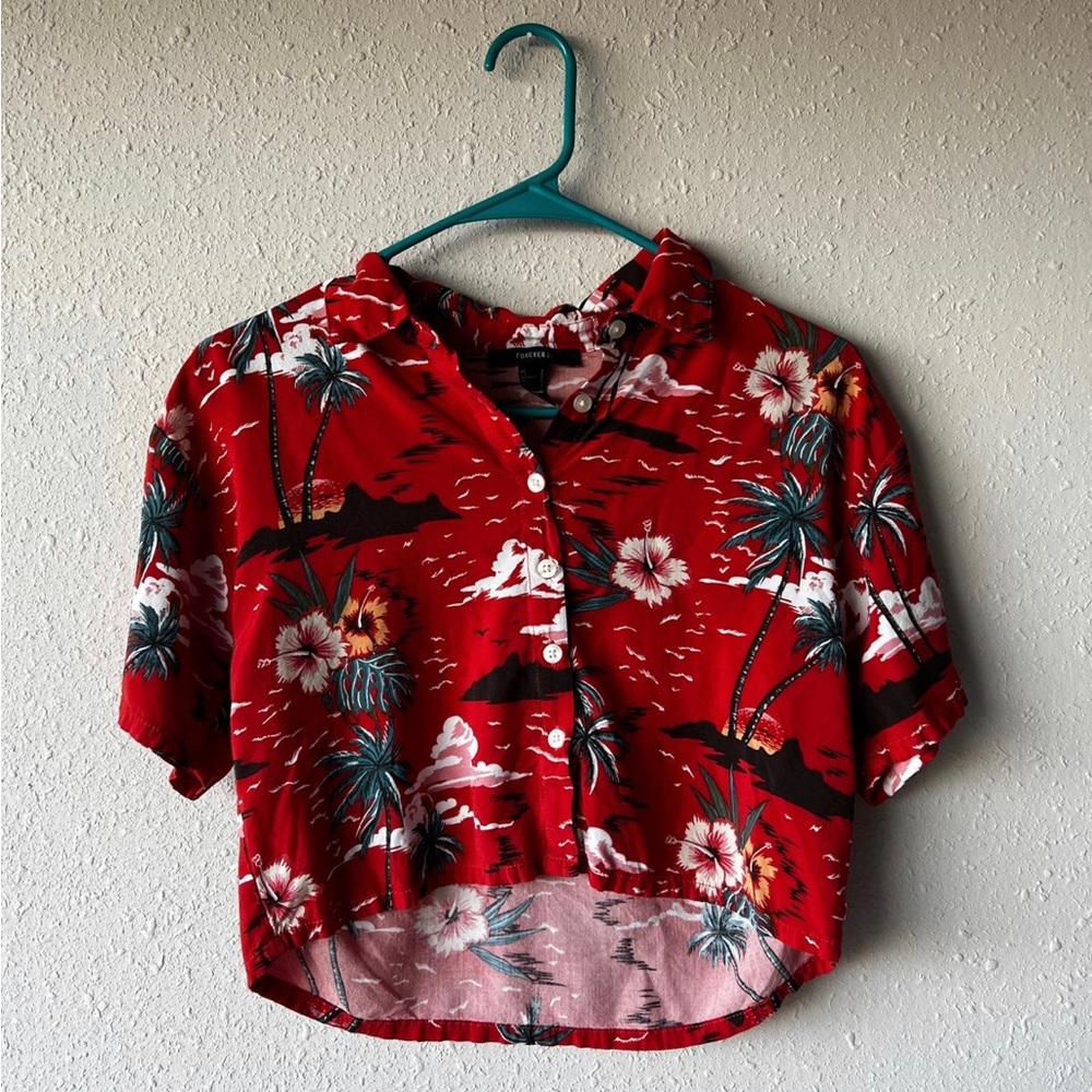 Women’s Tropical Button-up